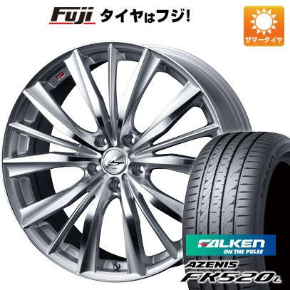 【新品国産5穴114.3車】 夏タイヤ ホイール4本セット 225/45R19 ファルケン アゼニス FK520L ウェッズ レオニス VX 19インチ :fuji 879 135153 40735 40735:フジコーポレーション