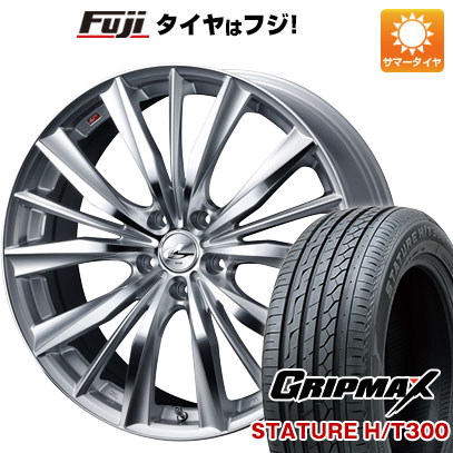 【新品国産5穴114.3車】 夏タイヤ ホイール4本セット 235/55R18 グリップマックス スタチャー H/T300 BSW（限定） ウェッズ レオニス VX 18インチ :fuji 1303 136607 40205 40205:フジコーポレーション