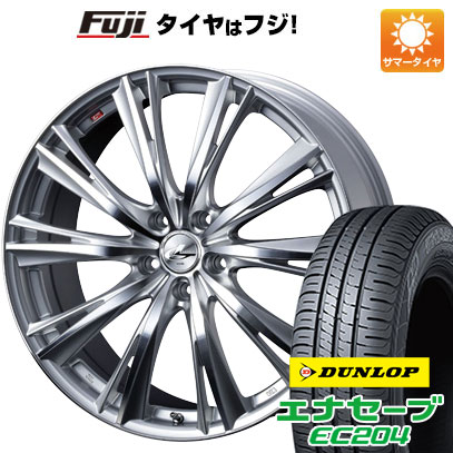 クーポン配布中 【新品国産5穴114.3車】 夏タイヤ ホイール4本セット 225/50R18 ダンロップ エナセーブ EC204 ウェッズ レオニス WX 18インチ :fuji 1301 136610 25554 25554:フジコーポレーション