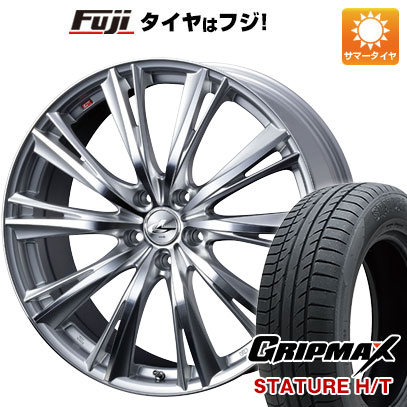 クーポン配布中 【新品国産5穴114.3車】 夏タイヤ ホイール4本セット 235/55R18 グリップマックス スタチャー H/T BSW（限定） ウェッズ レオニス WX 18インチ :fuji 1303 136610 38304 38304:フジコーポレーション