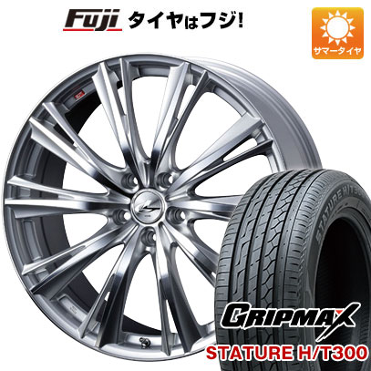 【新品国産5穴114.3車】 夏タイヤ ホイール4本セット 235/55R18 グリップマックス スタチャー H/T300 BSW（限定） ウェッズ レオニス WX 18インチ :fuji 1303 136610 40205 40205:フジコーポレーション