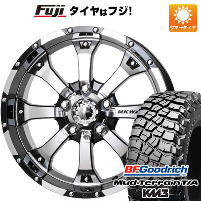 【新品国産5穴114.3車】 夏タイヤ ホイール4本セット 245/70R16 BFグッドリッチ マッドテレーンT/A KM3 MKW MK 46 16インチ :fuji 15841 82893 28985 28985:フジコーポレーション