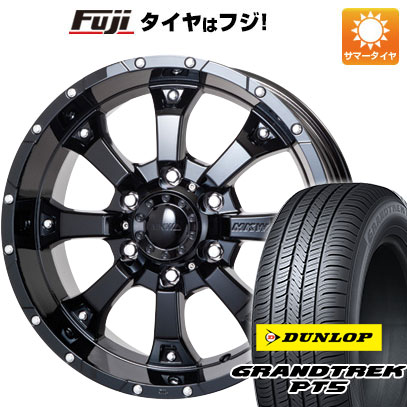 クーポン配布中 【新品国産6穴139.7車】 夏タイヤ ホイール4本セット 265/70R17 ダンロップ グラントレック PT5 MKW MK 46 17インチ :fuji 11822 82903 40835 40835:フジコーポレーション