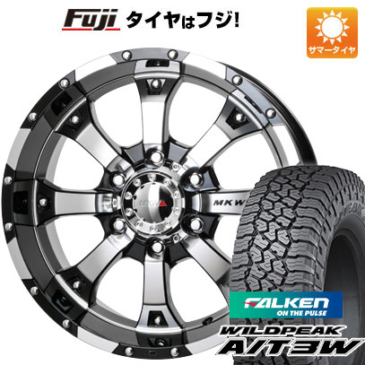 【新品国産6穴139.7車】 夏タイヤ ホイール4本セット 285/70R17 ファルケン ワイルドピーク A/T3W MKW MK-46 17インチ｜fujicorporation