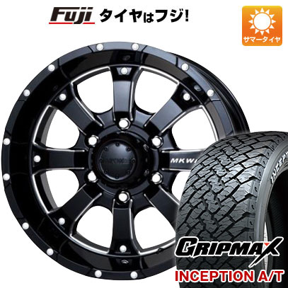 クーポン配布中 【新品国産6穴139.7車】 夏タイヤ ホイール4本セット 265/70R16 グリップマックス インセプション A/T RWL(限定) MKW MK 46 M/L+ 16インチ :fuji 11802 82910 38299 38299:フジコーポレーション