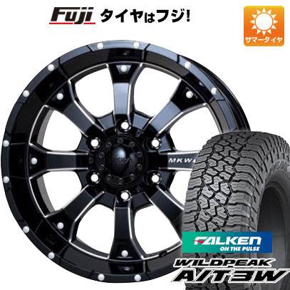 【新品国産6穴139.7車】 夏タイヤ ホイール4本セット 35X12.5R17 ファルケン ワイルドピーク A/T3W MKW MK 46 M/L+ 17インチ :fuji 11822 82911 31927 31927:フジコーポレーション