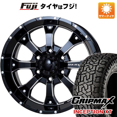 クーポン配布中 【新品国産6穴139.7車】 夏タイヤ ホイール4本セット 265/65R17 グリップマックス インセプション X/T RWL(限定) MKW MK 46 M/L+ 17インチ :fuji 11822 82911 33364 33364:フジコーポレーション