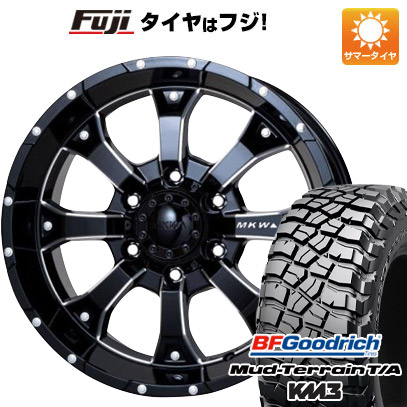 【新品国産6穴139.7車】 夏タイヤ ホイール4本セット 285/70R17 BFグッドリッチ マッドテレーンT/A KM3 MKW MK 46 M/L+ 17インチ :fuji 11521 82911 26508 26508:フジコーポレーション