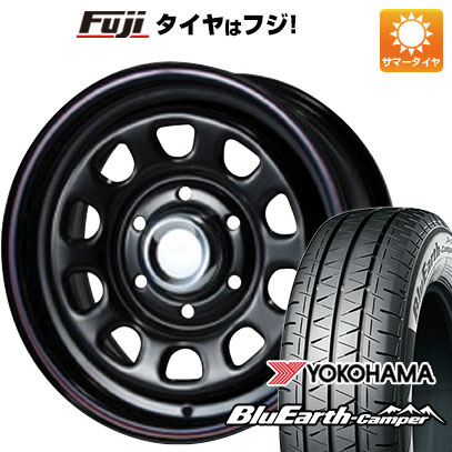 クーポン配布中 【新品】ハイエース200系 夏タイヤ ホイール4本セット 195/80R15 ヨコハマ ブルーアース キャンパー 107/105N MLJ デイトナSS 15インチ :fuji 2185 121387 41136 41136:フジコーポレーション