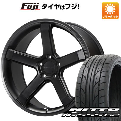 【パンク保証付き】【新品国産5穴114.3車】 夏タイヤ ホイール4本セット 245/35R19 ニットー NT555 G2 MLJ ハイペリオン CVS1.5 数量限定 19インチ :fuji 1123 131741 23595 23595:フジコーポレーション