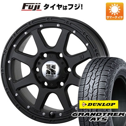 クーポン配布中 【新品国産6穴139.7車】 夏タイヤ ホイール4本セット 265/60R18 ダンロップ グラントレック AT5 MLJ エクストリームJ 18インチ :fuji 16581 131723 32855 32855:フジコーポレーション