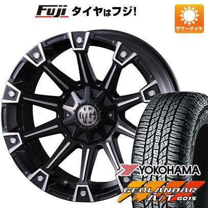 【新品国産5穴114.3車】 夏タイヤ ホイール4本セット 245/70R16 ヨコハマ ジオランダー A/T G015 RBL クリムソン マーテルギア(MG) モンスター 16インチ :fuji 15841 83161 22910 22910:フジコーポレーション