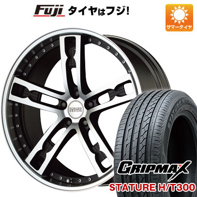 【新品国産5穴114.3車】 夏タイヤ ホイール4本セット 235/55R20 グリップマックス スタチャー H/T300 BSW（限定） エムズスピード FORGEDデザイン 555 20インチ :fuji 11501 95131 40208 40208:フジコーポレーション