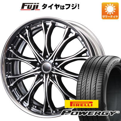 【新品国産5穴100車】 夏タイヤ ホイール4本セット 245/45R19 ピレリ パワジー エムズスピード JJクロモ 19インチ : fuji 7061 44023 36961 36961 : フジコーポレーション