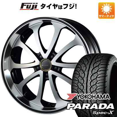 【新品国産車用 5穴114.3車】 夏タイヤ ホイール4本セット 235/55R20 ヨコハマ PARADA Spec-X エムズスピード ジュノウ バベル 20インチ