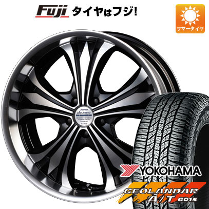 【新品国産5穴114.3車】 夏タイヤ ホイール4本セット 225/55R18 ヨコハマ ジオランダー A/T G015 RBL エムズスピード ジュノウ デジャビュ 18インチ :fuji 1321 69342 23760 23760:フジコーポレーション