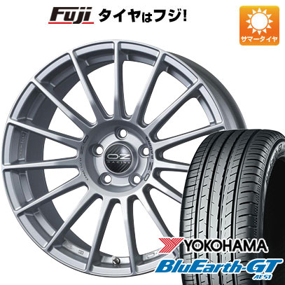 【新品国産5穴114.3車】 夏タイヤ ホイール4本セット 215/55R17 ヨコハマ ブルーアース GT AE51 OZ SツーリズモLM 17インチ｜fujicorporation