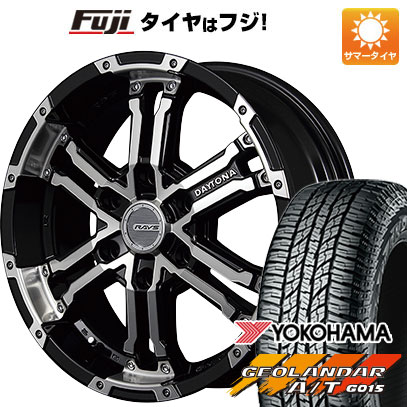 クーポン配布中 【新品】プラド 夏タイヤ ホイール4本セット 265/65R17 ヨコハマ ジオランダー A/T G015 OWL/RBL レイズ デイトナ FDX【限定】 17インチ :fuji 11822 151700 30618 30618:フジコーポレーション