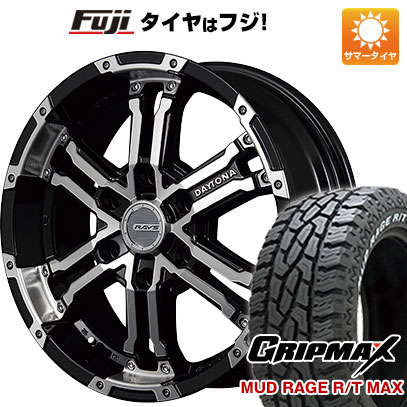 【新品国産6穴139.7車】 夏タイヤ ホイール4本セット 265/70R17 グリップマックス マッドレイジR/T MAX RWL(限定) レイズ デイトナ FDX【限定】 17インチ :fuji 11822 151700 32743 32743:フジコーポレーション