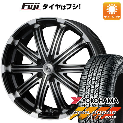 クーポン配布中 【新品国産5穴114.3車】 夏タイヤ ホイール4本セット 235/55R19 ヨコハマ ジオランダー A/T G015 RBL テクノピア カシーナ V 1 19インチ :fuji 1121 61607 28522 28522:フジコーポレーション