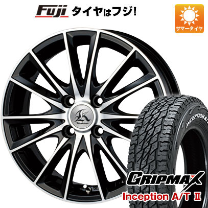 【新品 軽自動車】タフト ソリオ サマータイヤ ホイール4本セット 165/65R15 GRIPMAX インセプション A/TII RWL(限定) テクノピア カシーナ FV 7 15インチ :fuji 21761 60961 42829 42829:フジコーポレーション