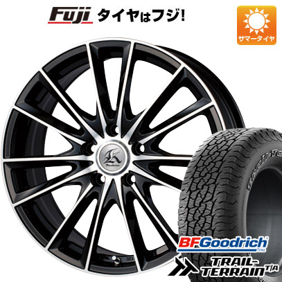 【新品国産5穴114.3車】 夏タイヤ ホイール4本セット 235/55R18 BFグッドリッチ トレールテレーンT/A ORBL テクノピア カシーナ FV 7 18インチ :fuji 1303 60964 36809 36809:フジコーポレーション