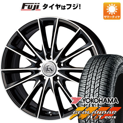 クーポン配布中 【新品国産5穴114.3車】 夏タイヤ ホイール4本セット 235/55R19 ヨコハマ ジオランダー A/T G015 RBL テクノピア カシーナ FV 7 19インチ :fuji 1121 65142 28522 28522:フジコーポレーション