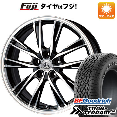 【新品国産5穴114.3車】 夏タイヤ ホイール4本セット 225/65R17 BFグッドリッチ トレールテレーンT/A ORWL テクノピア カシーナ XV-5 17インチ｜fujicorporation