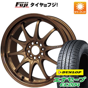 【新品国産5穴114.3車】 夏タイヤ ホイール4本セット 215/60R16 ダンロップ エナセーブ EC204 レイズ VOLK CE28N 16インチ｜fujicorporation