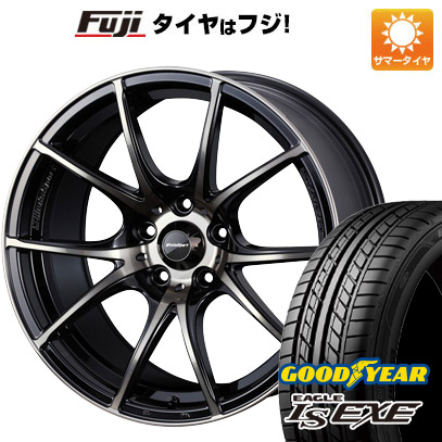 【新品国産5穴114.3車】 夏タイヤ ホイール4本セット 215/45R18 グッドイヤー イーグル エルエス エグゼ(限定) ウェッズ ウェッズスポーツ SA 10R 18インチ :fuji 1130 136674 31586 31586:フジコーポレーション