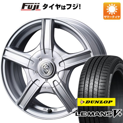 クーポン配布中 【新品国産4穴100車】 夏タイヤ ホイール4本セット 175/55R15 ダンロップ ルマン V+(ファイブプラス) WEDS トレファー MH 15インチ :fuji 11401 122996 40653 40653:フジコーポレーション