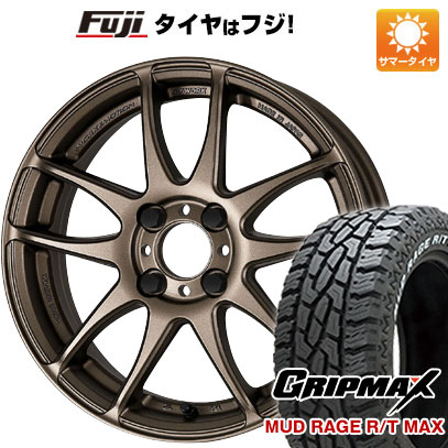 【新品国産5穴114.3車】 夏タイヤ ホイール4本セット 215/60R17 グリップマックス マッドレイジR/T MAX RWL(限定) ワーク エモーション CR kiwami 17インチ :fuji 1843 142122 33240 33240:フジコーポレーション