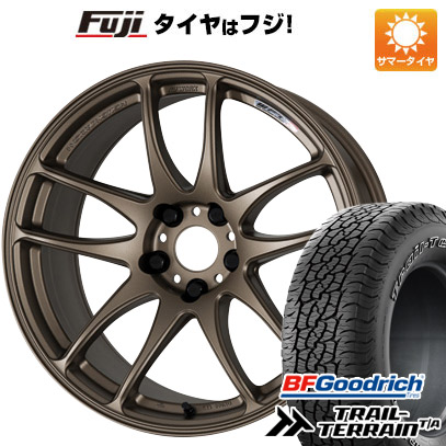 【新品国産5穴114.3車】 夏タイヤ ホイール4本セット 235/60R18 BFグッドリッチ トレールテレーンT/A ORBL ワーク エモーション CR kiwami 18インチ :fuji 27064 141889 36812 36812:フジコーポレーション