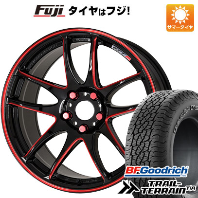 【新品国産5穴114.3車】 夏タイヤ ホイール4本セット 225/60R18 BFグッドリッチ トレールテレーンT/A ORBL ワーク エモーション CR kiwami 18インチ :fuji 1341 141900 36811 36811:フジコーポレーション