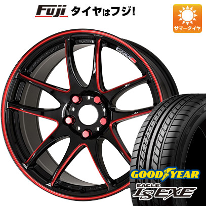 【新品国産5穴114.3車】 夏タイヤ ホイール4本セット 215/45R18 グッドイヤー イーグル エルエス エグゼ(限定) ワーク エモーション CR kiwami 18インチ :fuji 1130 141900 31586 31586:フジコーポレーション