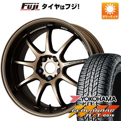 クーポン配布中 【新品国産5穴100車】 夏タイヤ ホイール4本セット 225/60R17 ヨコハマ ジオランダー A/T G015 OWL/RBL ワーク エモーション D9R 17インチ :fuji 4941 142139 34892 34892:フジコーポレーション