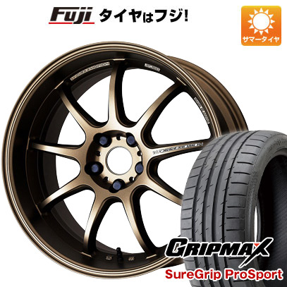 【新品国産5穴114.3車】 夏タイヤ ホイール4本セット 245/45R19 グリップマックス シュアグリップ PRO SPORTS BSW（限定） ワーク エモーション D9R 19インチ :fuji 1141 141511 38317 38317:フジコーポレーション