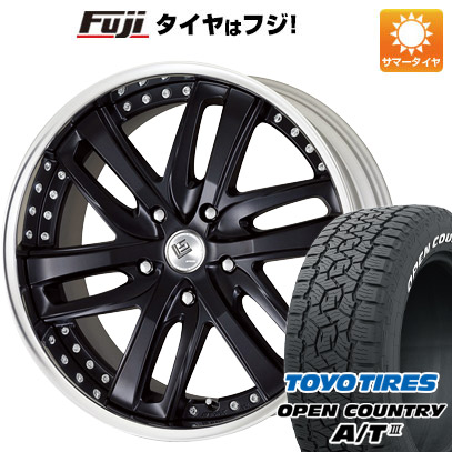 【新品国産6穴139.7車】 夏タイヤ ホイール4本セット 275/55R20 トーヨー オープンカントリー A/T III RWL/RBL ワーク LS ブライトリングSUV 20インチ｜fujicorporation