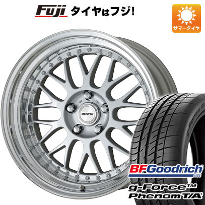 【新品国産5穴114.3車】 夏タイヤ ホイール４本セット 215/55R17 BFグッドリッチ(フジ専売) g-FORCE フェノム T/A ワーク マイスター M1 3P 17インチ｜fujicorporation