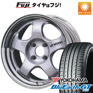 【新品国産5穴114.3車】 夏タイヤ ホイール4本セット 195/65R15 ヨコハマ ブルーアース GT AE51 WORK マイスター S1 2P 15インチ｜fujicorporation