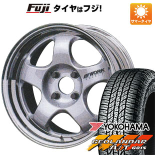 【新品 軽自動車】N BOX タント スペーシア 夏タイヤ ホイール４本セット 165/55R15 ヨコハマ ジオランダー A/T G015 RBL ワーク マイスター S1 2P 15インチ :fuji 21761 141783 34891 34891:フジコーポレーション