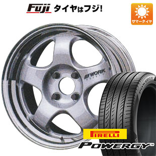 【新品国産4穴100車】 夏タイヤ ホイール4本セット 185/65R15 ピレリ パワジー WORK マイスター S1 2P 15インチ｜fujicorporation