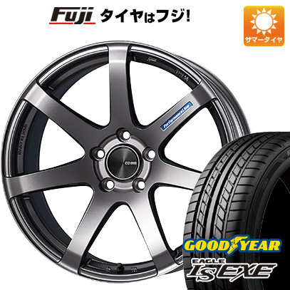 【新品国産5穴114.3車】 夏タイヤ ホイール４本セット 225/45R18 グッドイヤー イーグル エルエス エグゼ(限定) エンケイ PF07 18インチ :fuji 1261 151157 31587 31587:フジコーポレーション