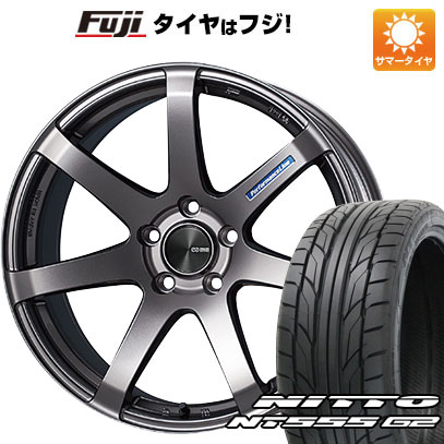 【パンク保証付き】【新品国産5穴114.3車】 夏タイヤ ホイール４本セット 215/35R18 ニットー NT555 G2 エンケイ PF07 18インチ :fuji 15661 151149 23601 23601:フジコーポレーション