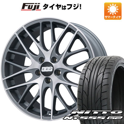 【パンク保証付き】【新品国産5穴100車】 夏タイヤ ホイール４本セット 215/40R18 ニットー NT555 G2 BBS GERMANY CS チタンマット 18インチ :fuji 1221 89843 23603 23603:フジコーポレーション