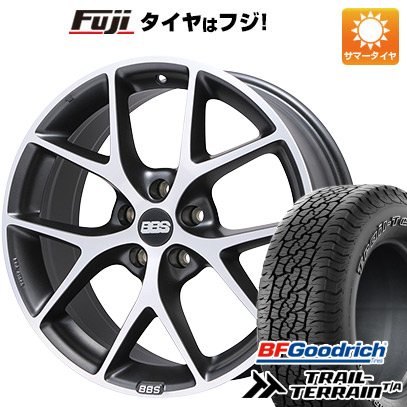 【新品国産5穴100車】 夏タイヤ ホイール４本セット 225/60R17 BFG トレールテレーンT/A ORBL BBS GERMANY SR ボルケーノグレーダイヤモンドカット 17インチ｜fujicorporation