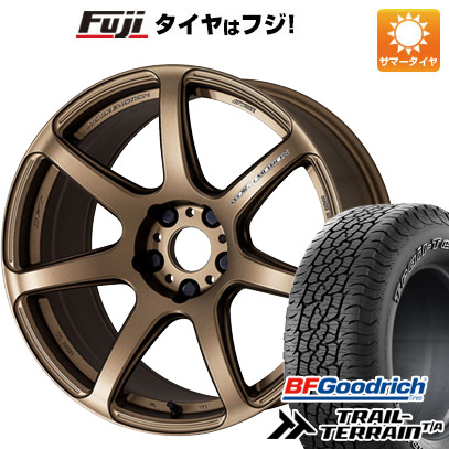 【新品国産5穴114.3車】 夏タイヤ ホイール4本セット 235/60R18 BFグッドリッチ トレールテレーンT/A ORBL ワーク エモーション T7R 18インチ :fuji 27064 141972 36812 36812:フジコーポレーション