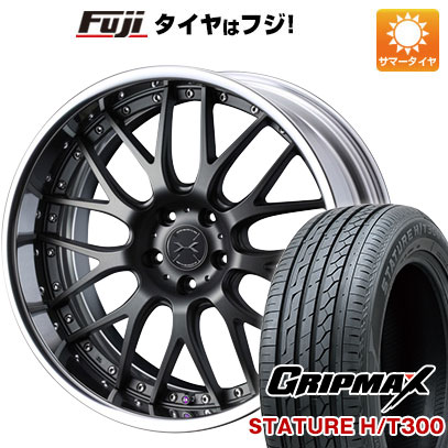 【新品国産5穴114.3車】 夏タイヤ ホイール4本セット 225/55R19 グリップマックス スタチャー H/T300 BSW（限定） ウェッズ マーベリック 709M 19インチ :fuji 2581 136258 40201 40201:フジコーポレーション