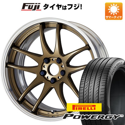 クーポン配布中 【新品国産5穴114.3車】 夏タイヤ ホイール４本セット 225/55R17 ピレリ パワジー ワーク エモーション CR 2P 17インチ :fuji 1861 142114 36983 36983:フジコーポレーション