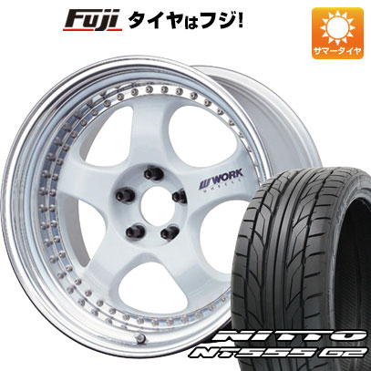 【パンク保証付き】【新品国産5穴100車】 夏タイヤ ホイール４本セット 225/35R20 ニットー NT555 G2 ワーク マイスター S1 3P 20インチ :fuji 1305 146034 23584 23584:フジコーポレーション